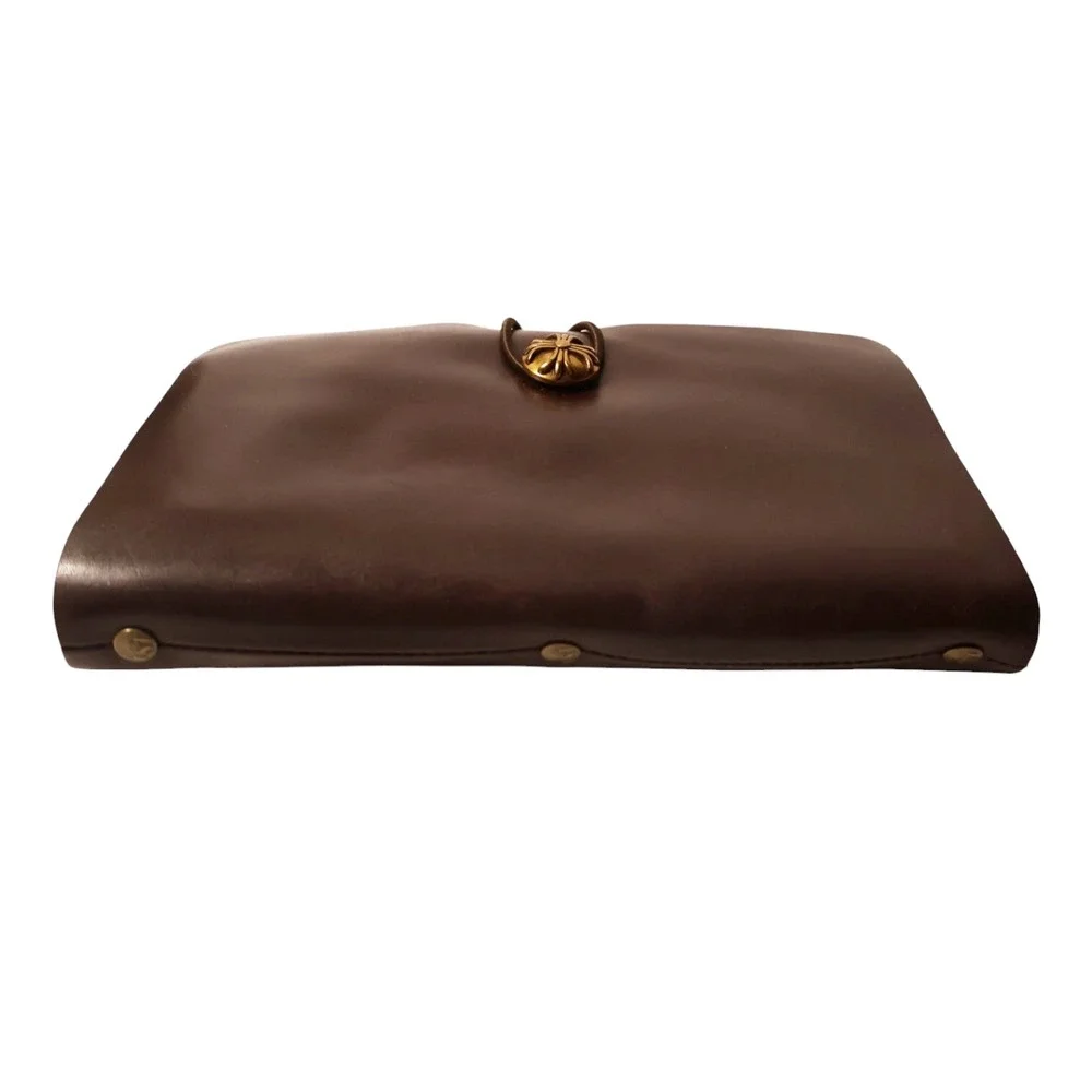 LINSHI TASKS Genuine Leather Journal Planner Folio Wallet Organizer Brown